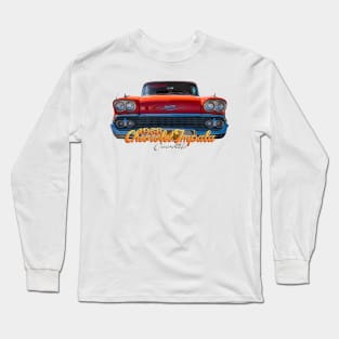 1958 Chevrolet Impala Convertible Long Sleeve T-Shirt